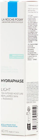La Roche Posay Hydraphase Ha Light Moisturizing & Firming Face Cream with Hyaluronic Acid 40ml