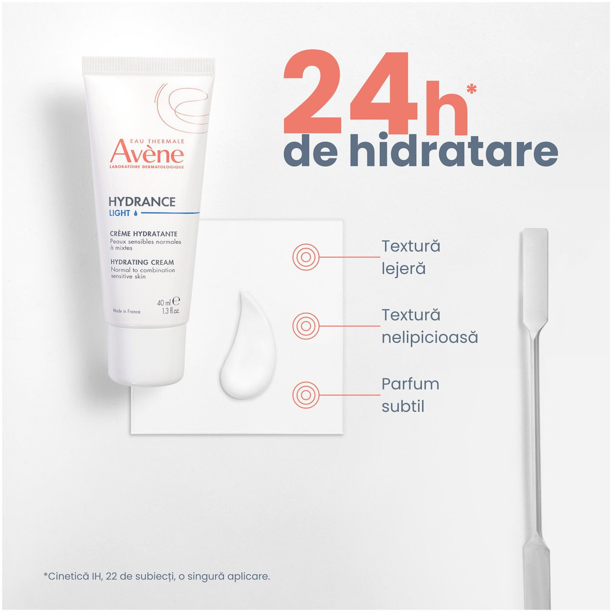 Eau Thermale Avène Hydrance Light 24ωρο Ενυδατικό Γαλάκτωμα Προσώπου Ημέρας με SPF30 40ml