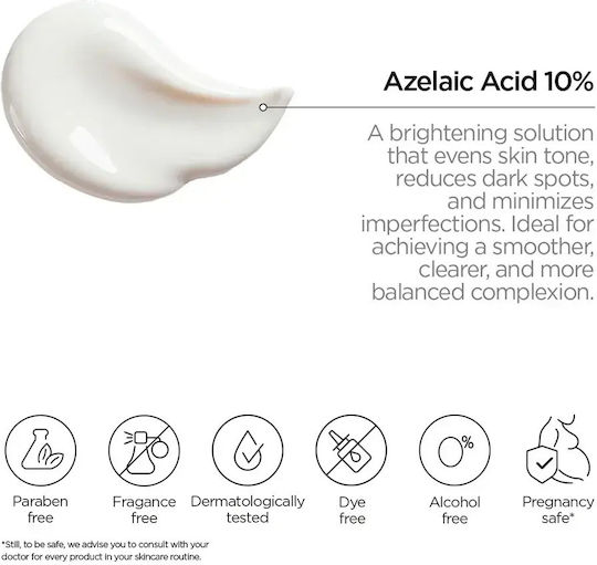 Revox Just Azelaic Acid 10% Gel Face Day 30ml