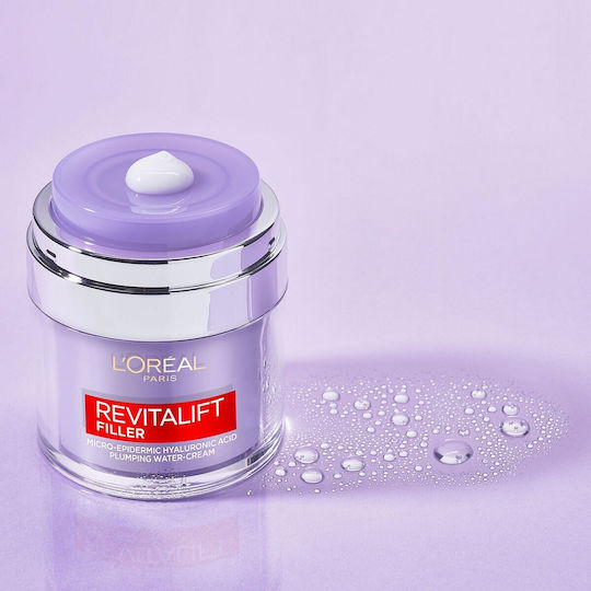 L'Oreal Paris Revitalift Filler Хидратиращ и Противостареещ Крем за Лице с Хиалуронова Киселина 50ml