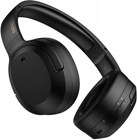 Edifier W820NB Plus V2.0 Kabellose / Verkabelte Over Ear Kopfhörer mit 49 Stunden Wiedergabezeit Schwarz
