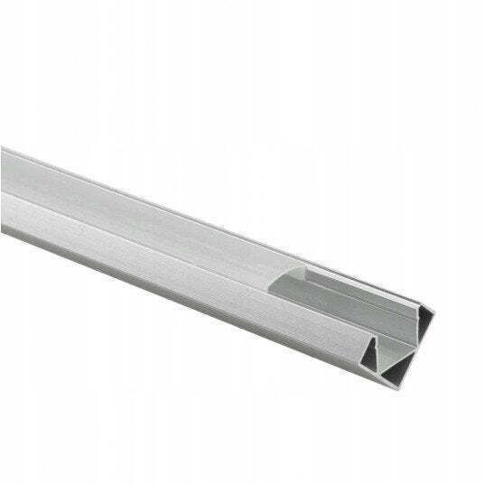 Eco Light LED Strip Aluminum Profile Corner With Opal Cover 200cm