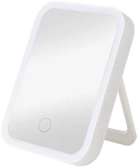 Lean Toys Makeup Mirror Tabletop with Light White