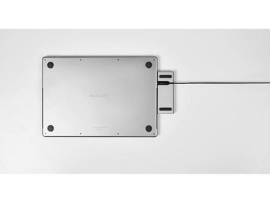 LMP Компактна докинг станция Dock 2 Thunderbolt 4 / USB-C с HDMI PD Ethernet Сребриста