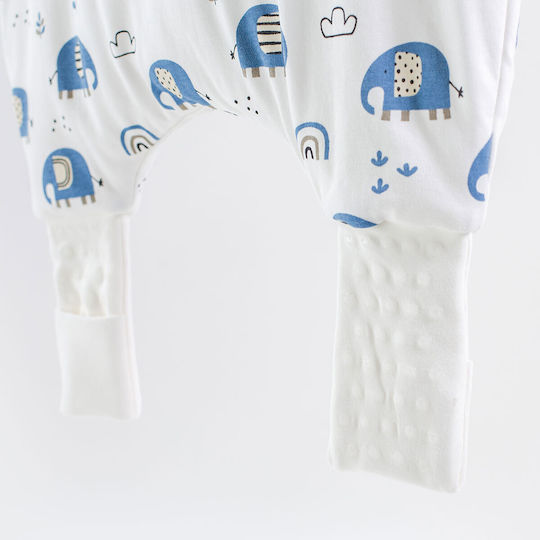 abo Winter Sleeping Bag with Legs 2.5 Tog Flexy Elephants with Detachable Sleeves