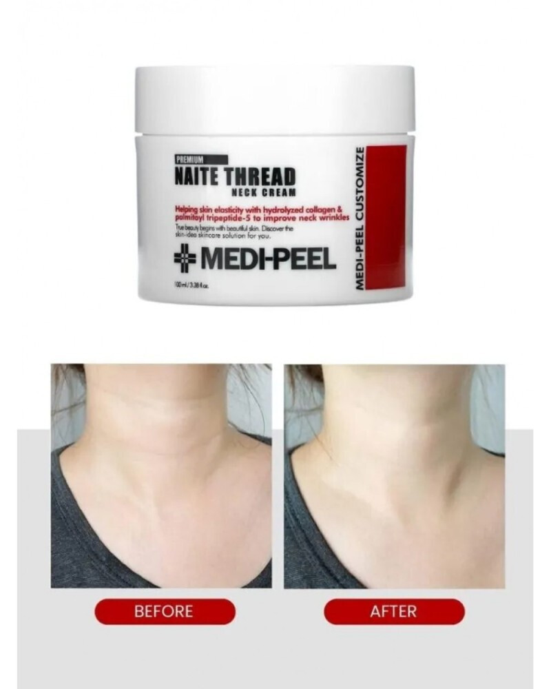 Medi Peel Collagen Naite Thread Κρέμα Λαιμού Ημέρας για Αντιγήρανση, Ανάπλαση & Λάμψη με Κολλαγόνο & Ceramides 100ml