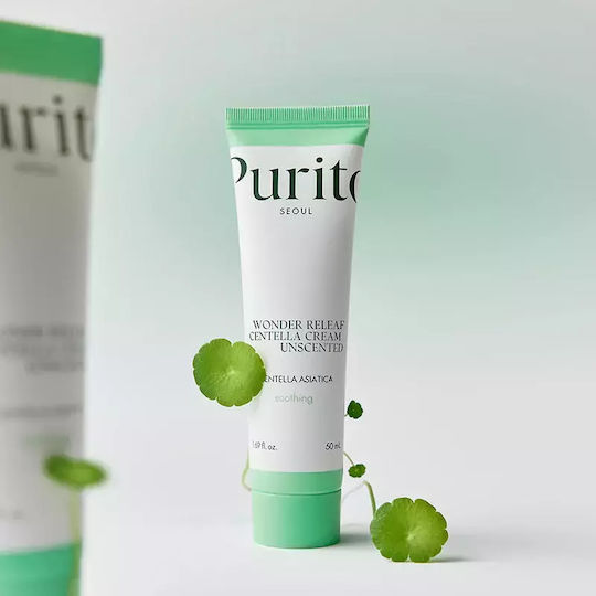 Purito Centella Unscented Recovery Αναπλαστική & Ρυθμιστική Κρέμα Προσώπου με Ceramides & Centella Asiatica 50ml