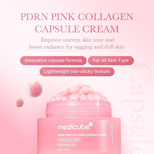 Medicube Pdrn Pink Collagen Capsule Face Cream 55g