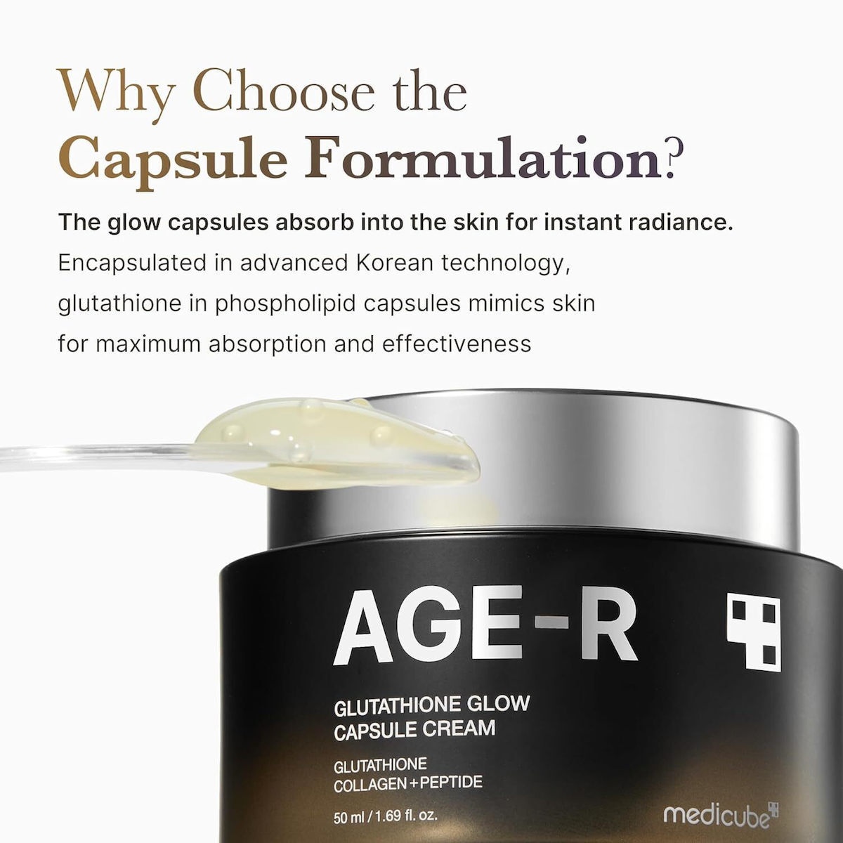 Medicube Age-r Ενυδατική & Συσφικτική Κρέμα Προσώπου με Πεπτίδια 50ml