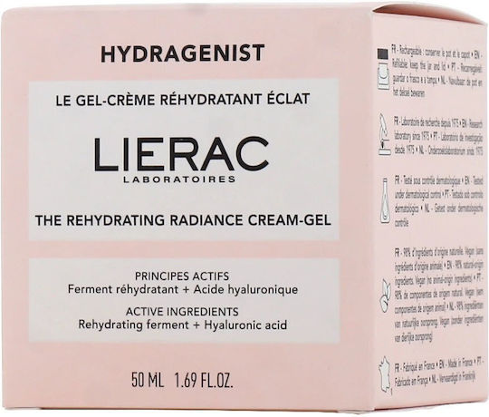 Lierac Hydragenist Гел-Крем За Лице За Хидратация И Против Стареене С Хиалуронова Киселина 50ml