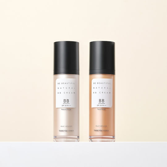 Thank You Farmer Be Beautiful BB Sand Beige 24h Moisturizing Day Face Cream 40ml