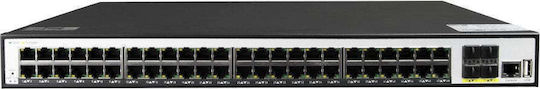 BCS BCS-SP48G-4SFP-M L2 PoE Switch με 48 Θύρες Gigabit (1Gbps) Ethernet και 4 SFP Θύρες
