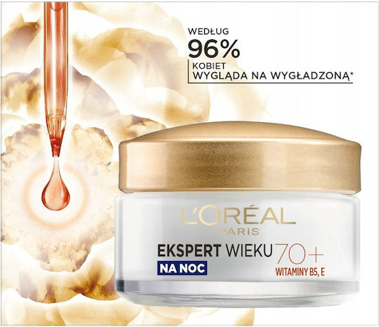 L'Oreal Paris Age Expert Cremă de Față de Noapte pentru Hidratare, Anti-îmbătrânire și Tonifiere 50ml