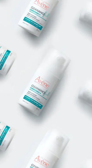 Eau Thermale Avène Cleanance Comedomed+ Light 24h Fluid Face Cream Day with SPF30 for Blemishes & Acne 30ml
