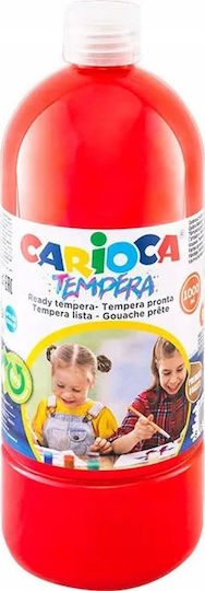 Carioca Τέμπερα Ζωγραφικής Κόκκινη 1000ml