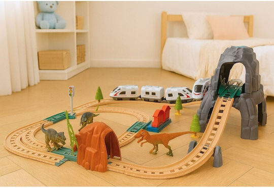 Lean Toys Schiene Eisenbahnsätze mit Sound und Licht für 3+ Jahre