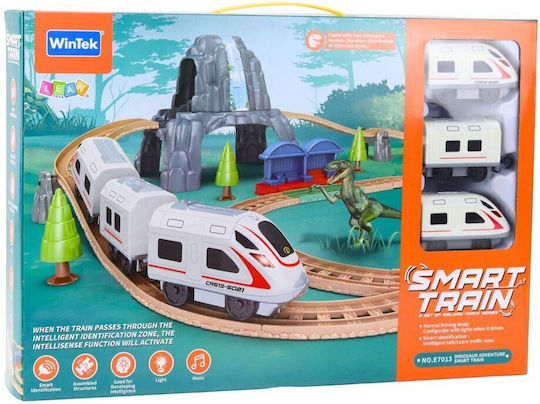Lean Toys Schiene Eisenbahnsätze mit Sound und Licht für 3+ Jahre