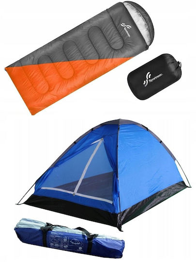 vidaXL Rucsac de Evacuare + Set de Echipament pentru Cort Readypack X2 Sac de Dormit pentru Alimente Readypack X2 Negru