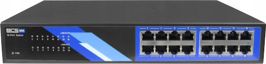 BCS BCS-B-S16G L2 Schalter mit 16 Gigabit (1Gbps) Ethernet-Ports