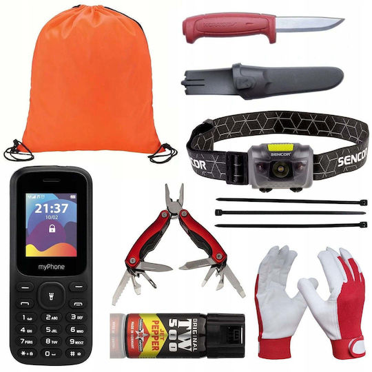 vidaXL Rucsac de Evacuare + Set de Echipament pentru Cort Readypack X2 Sac de Dormit pentru Alimente Readypack X2 Negru