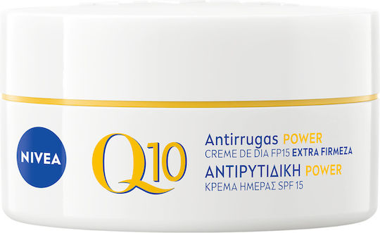Nivea Q10 Plus Anti-wrinkle Cream Face Day with SPF15 with Coenzyme Q10 50ml