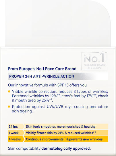 Nivea Q10 Plus Anti-wrinkle Cream Face Day with SPF15 with Coenzyme Q10 50ml