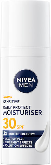 Nivea Sensitive Daily Protect Men's Cream Face Day with SPF30 50ml