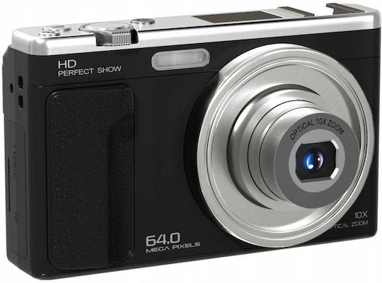 Xrec C89 Aparat foto compact 64MP Zoom optic 10x Negru