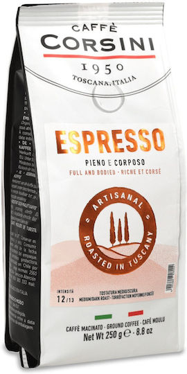 Corsini Espresso Kaffee Gemahlen 250gr