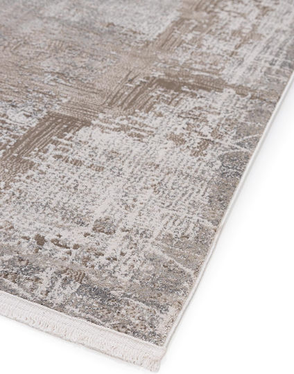 Royal Carpet Hermes 11221a Beige Rectangular Rug with Fringes Beige 140x200cm