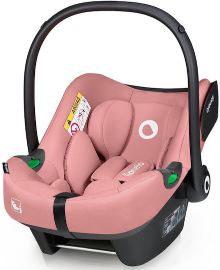 Lionelo Astrid Καθισματάκι Αυτοκινήτου i-Size με Isofix Ροζ 0-13 kg