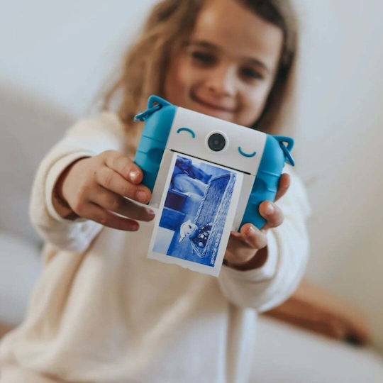 Kidywolf KDW-183409 Kids Camera 8MP with Thermal Printing Blue