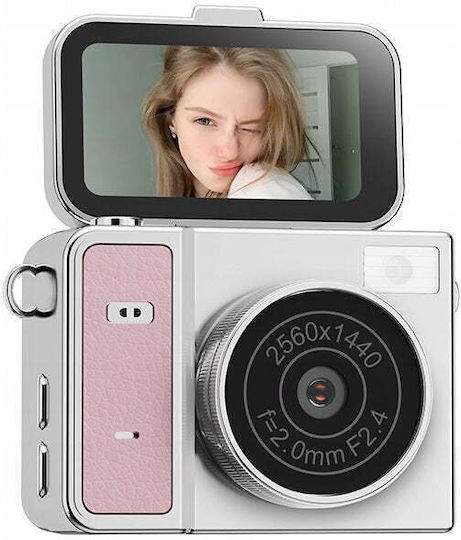 Xrec X7 Aparat Foto Compact 64MP Zoom Optic 45x Roz-Gri
