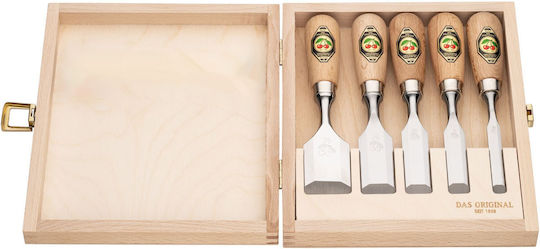 Kirschen Chisels with Wooden Handle Set 5 pcs