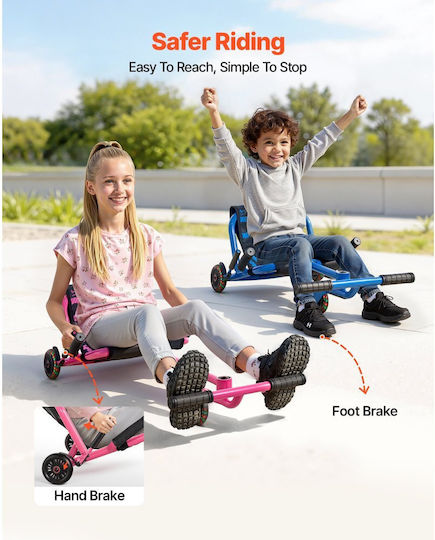 Vevor Kids 3-Wheel Scooter for 4+ Years Blue