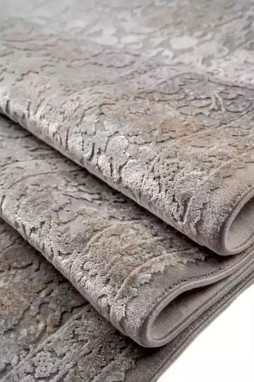 Klonaras Luxurious Silk 6793 Teppich Rechteckig Seide Grey Beige
