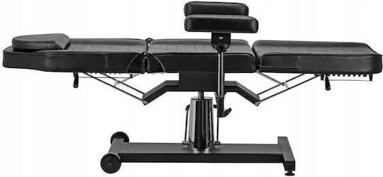 Activeshop Tattoo Chair Black with Adjustable Height and Hydraulic Lifting Pro Ink