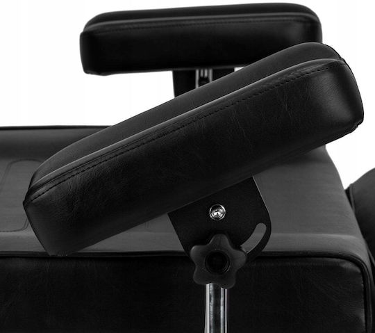Activeshop Tattoo Chair Black with Adjustable Height and Hydraulic Lifting Pro Ink