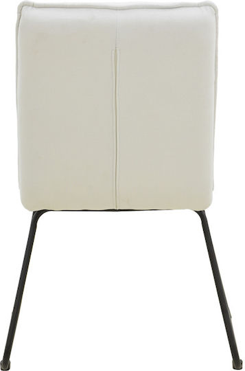 Essential Dining Room Fabric Chair Beige 54x59x89cm