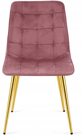 Velvet Dark Pink Dining Chair