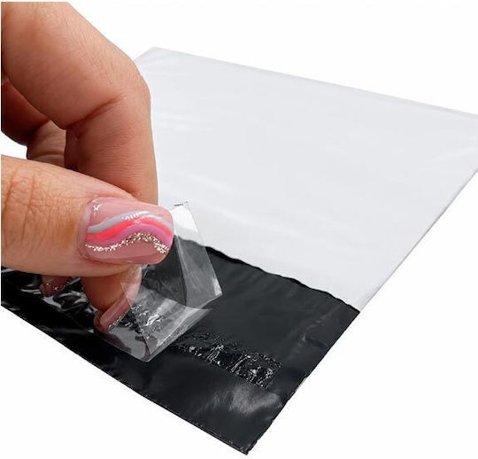 Set Verpackungstaschen Kurier Tasche mit selbstklebender Klappe 50 Stück Weiße 60x80 cm