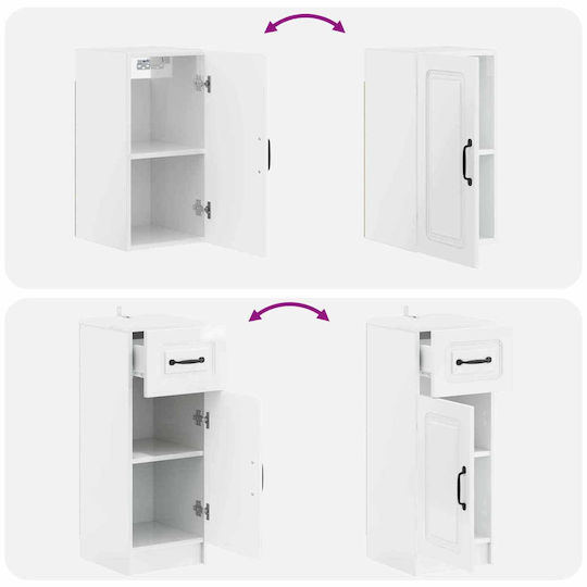 vidaXL Bathroom Vanity Unit Without Sink W82xD41xH59cm White