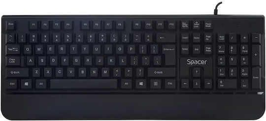 Spacer Invictus Set Gaming Tastatură cu Iluminare RGB și Mouse (Engleză SUA)