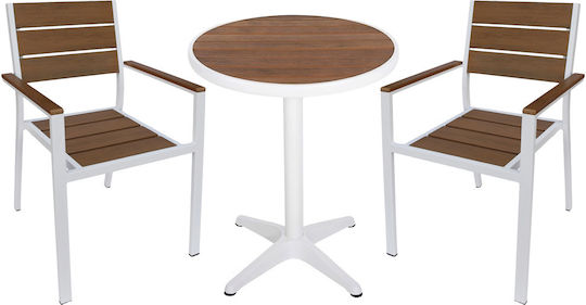 Outdoor Dining Set Rarotonga 3 Pieces Artelibre