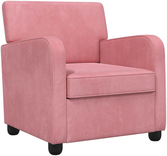 Relax Velvet Pink Armchair 70x79x78cm