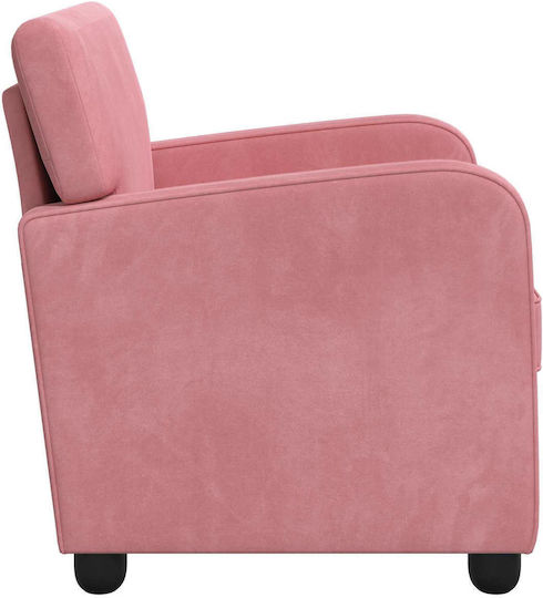 Relax Velvet Pink Armchair 70x79x78cm