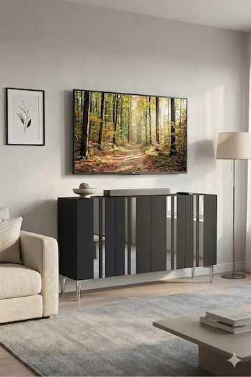 Μπουφές Ξύλινος Καφέ 120x40x75cm