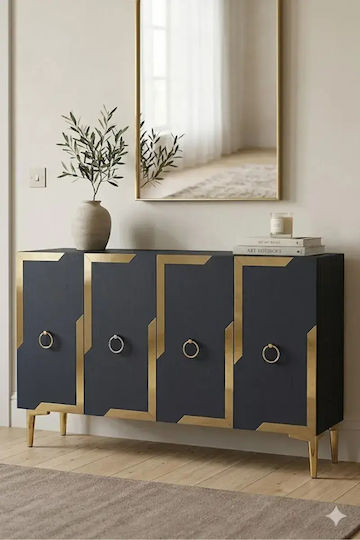 Μπουφές Ξύλινος Καφέ 120x40x75cm