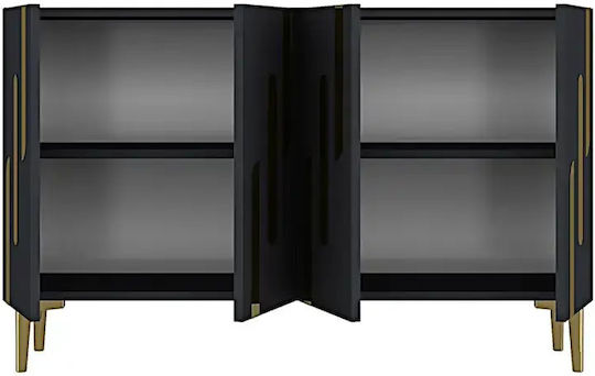Wooden Sideboard Brown 120x30x75cm