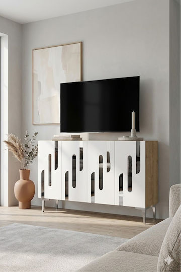 Μπουφές Ξύλινος Καφέ 120x30x75cm